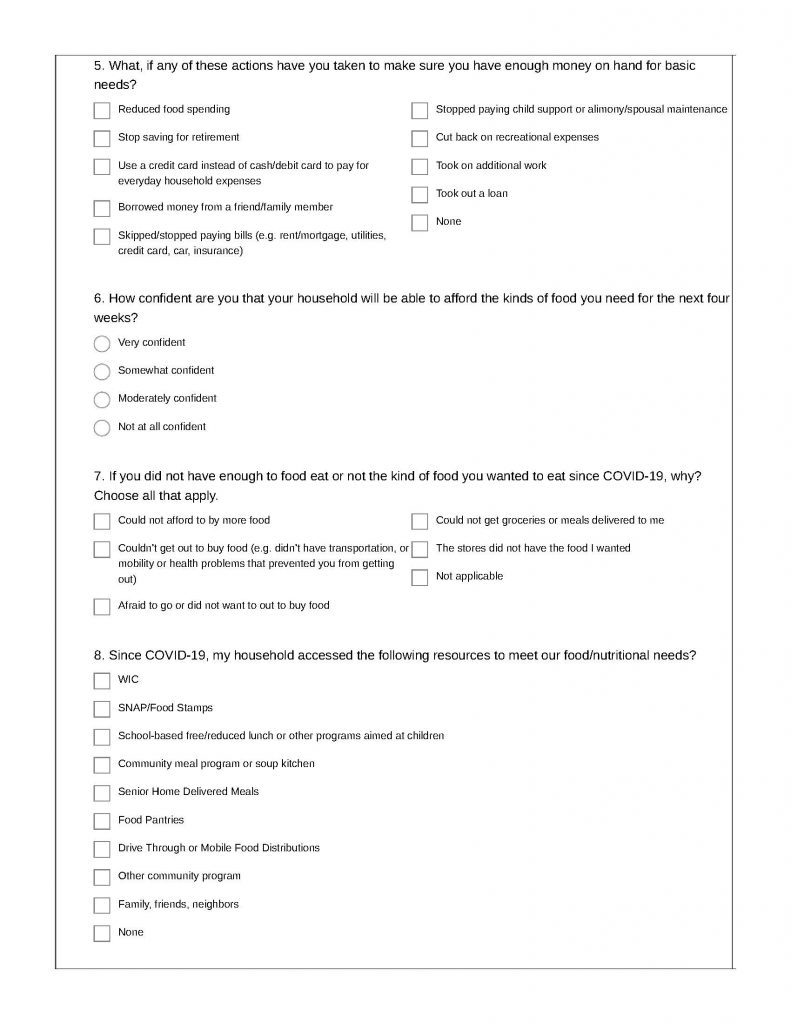 COVID 19 Community Needs Assessment Page 2 791x1024 - ProAction Community Needs Assessment