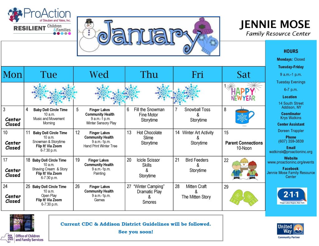 JMFRC Addison January 2022 1024x791 - ProAction Resilient Children & Families Resource Center Calenders (January)